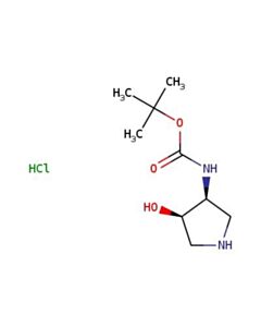 Astatech TERT-BUTYL N-[(3S,4R)-4-HYDROXYPYRROLIDIN-3-YL]CARBAMATE HYDROCHLORIDE; 1G; Purity 95%; MDL-MFCD28896632